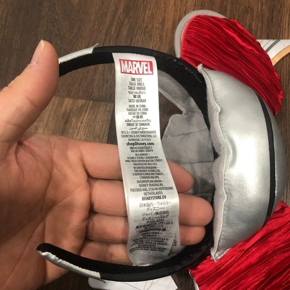 Disney Parks Mighty Thor Mickey Mouse Love and Thunder Ears Headband OSFM NWT - Picture 4 of 5